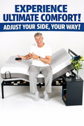 Spenix® Adjustable Bed Frame | Ultra-Thin PowerLayer for Better Sleep
