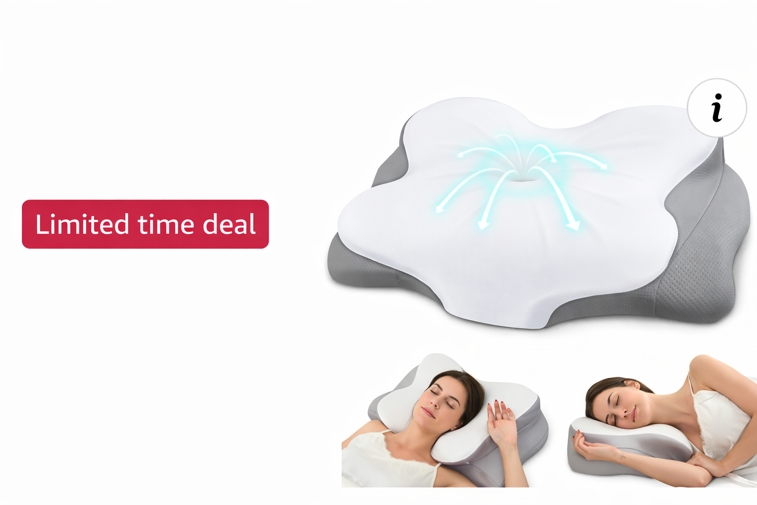 Spenix Cervical Neck Pillow | Contour Memory Foam Pillow