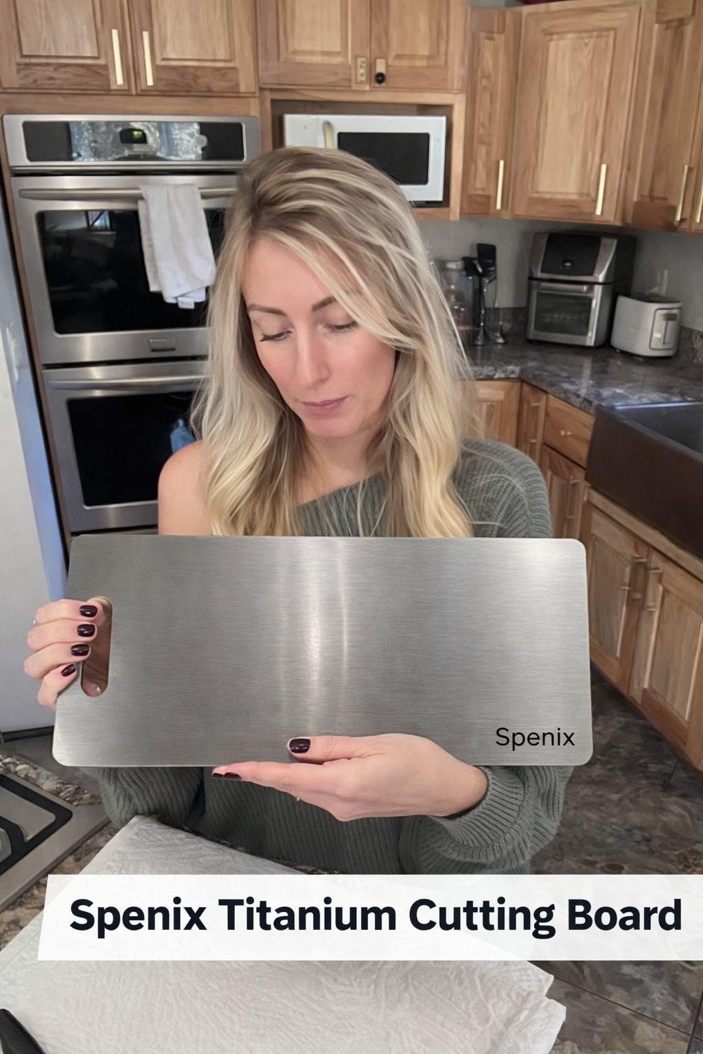 Spenix Titanium Cutting Board – Hygienic, Durable & Knife-Safe