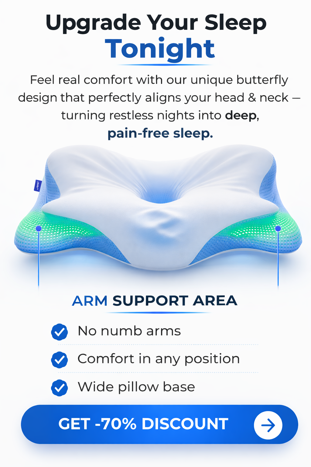 Spenix Cervical Neck Pillow | Contour Memory Foam Pillow