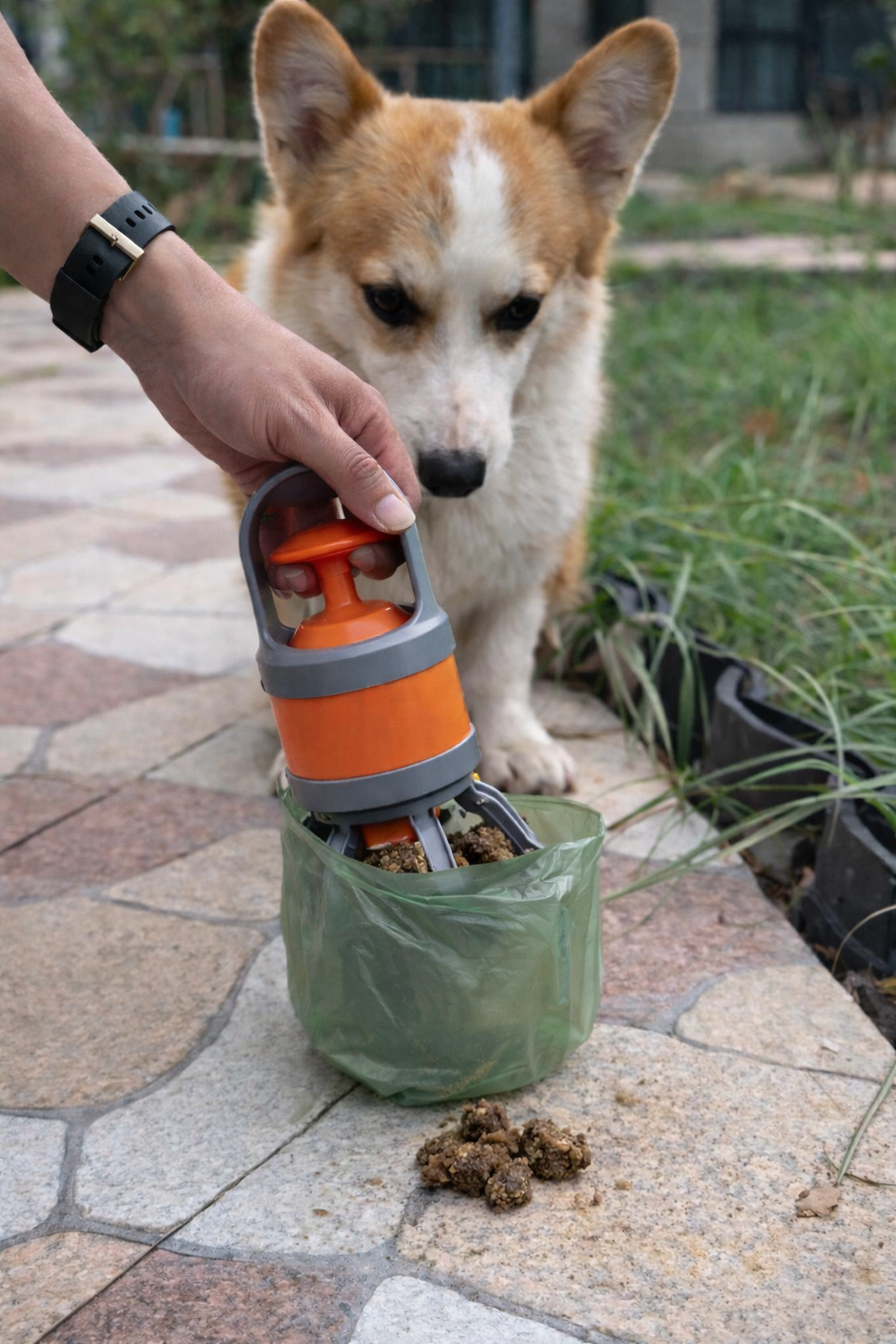 Spenix Dog Pooper Scooper – Hands-Free Cleaner with Bags