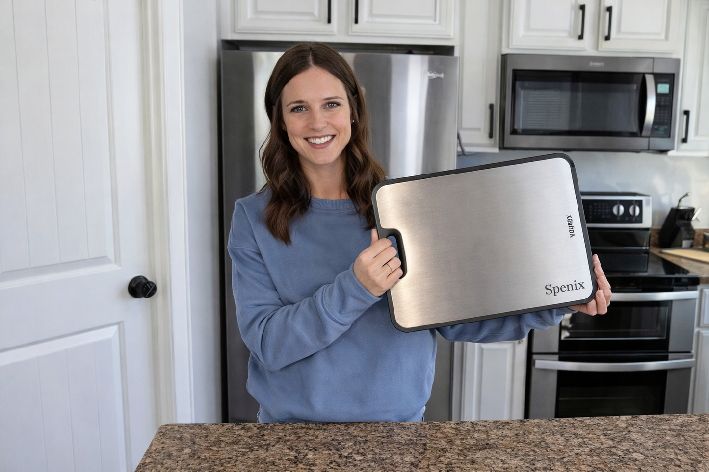 Spenix Titanium Cutting Board – Hygienic, Durable & Knife-Safe