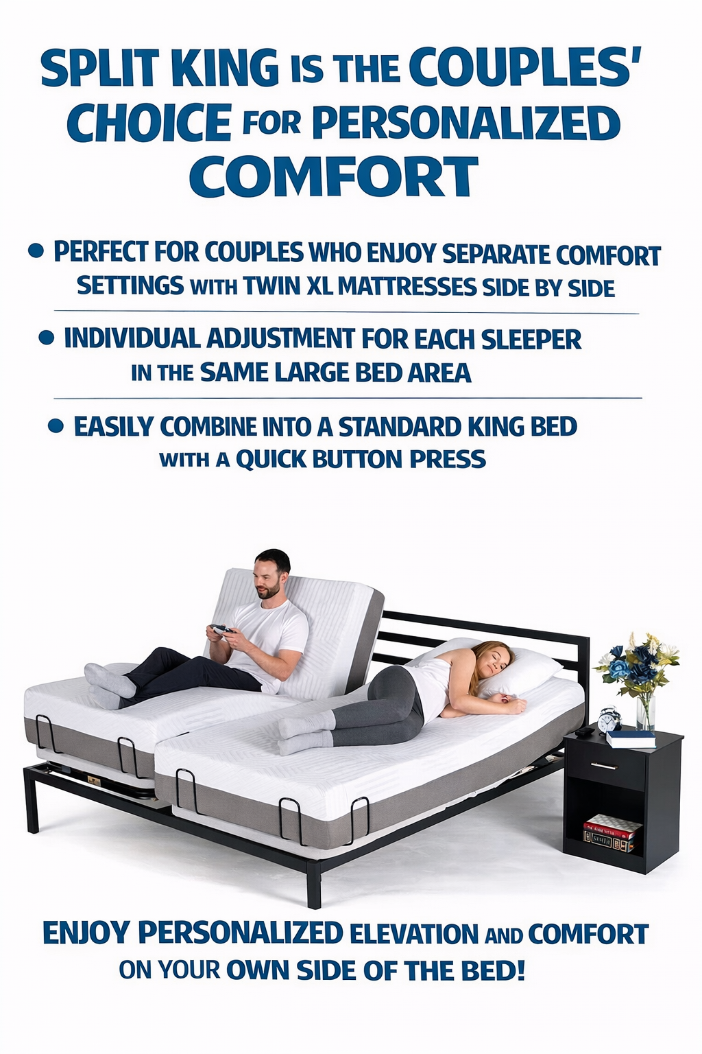 Split King is the couples' choice for personalized comfort