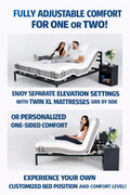 Spenix® Adjustable Bed Frame | Ultra-Thin PowerLayer for Better Sleep