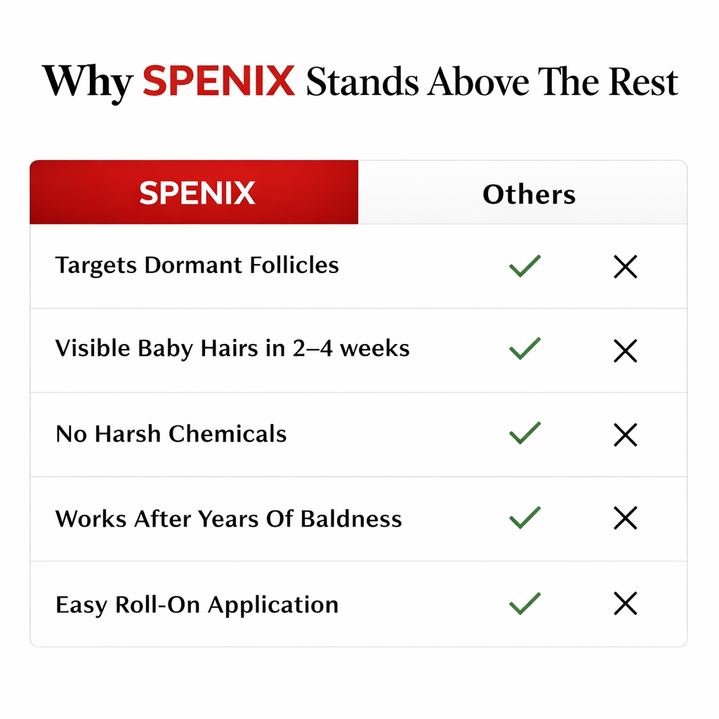 Spenix Reverse Hair Growth Serum – Thicker, Fuller Hair