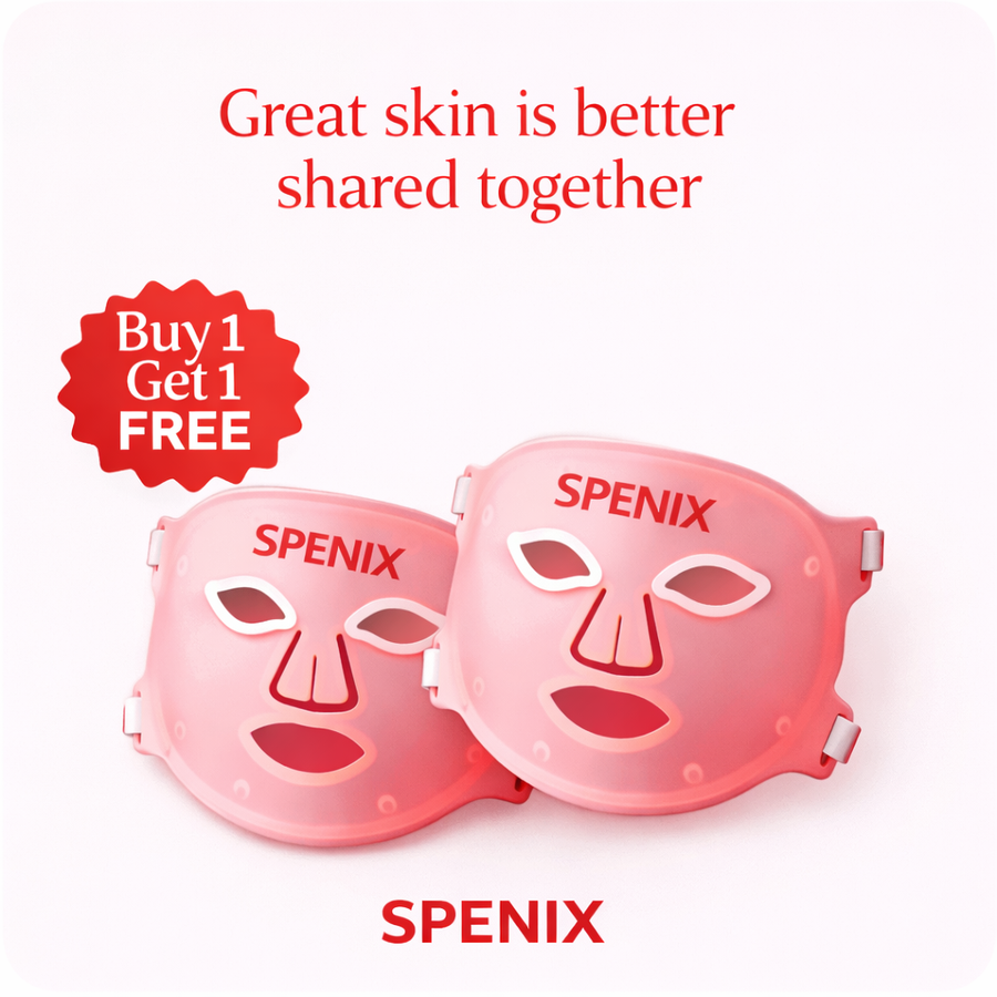 Spenix Wrinkle Retreat Pro LED Face Mask | Red Light Therapy