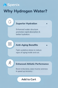Spenix Hydrogen Water Bottle – Boost Energy & Hydration Fast