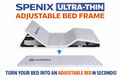 Spenix® Adjustable Bed Frame | Ultra-Thin PowerLayer for Better Sleep