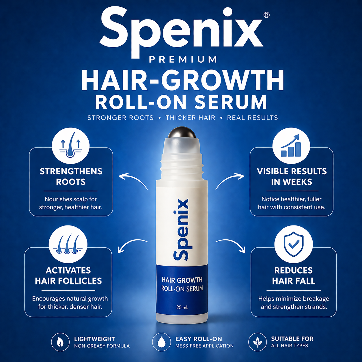 Spenix Reverse Hair Growth Serum – Thicker, Fuller Hair