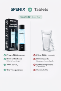 Spenix Hydrogen Water Bottle – Boost Energy & Hydration Fast