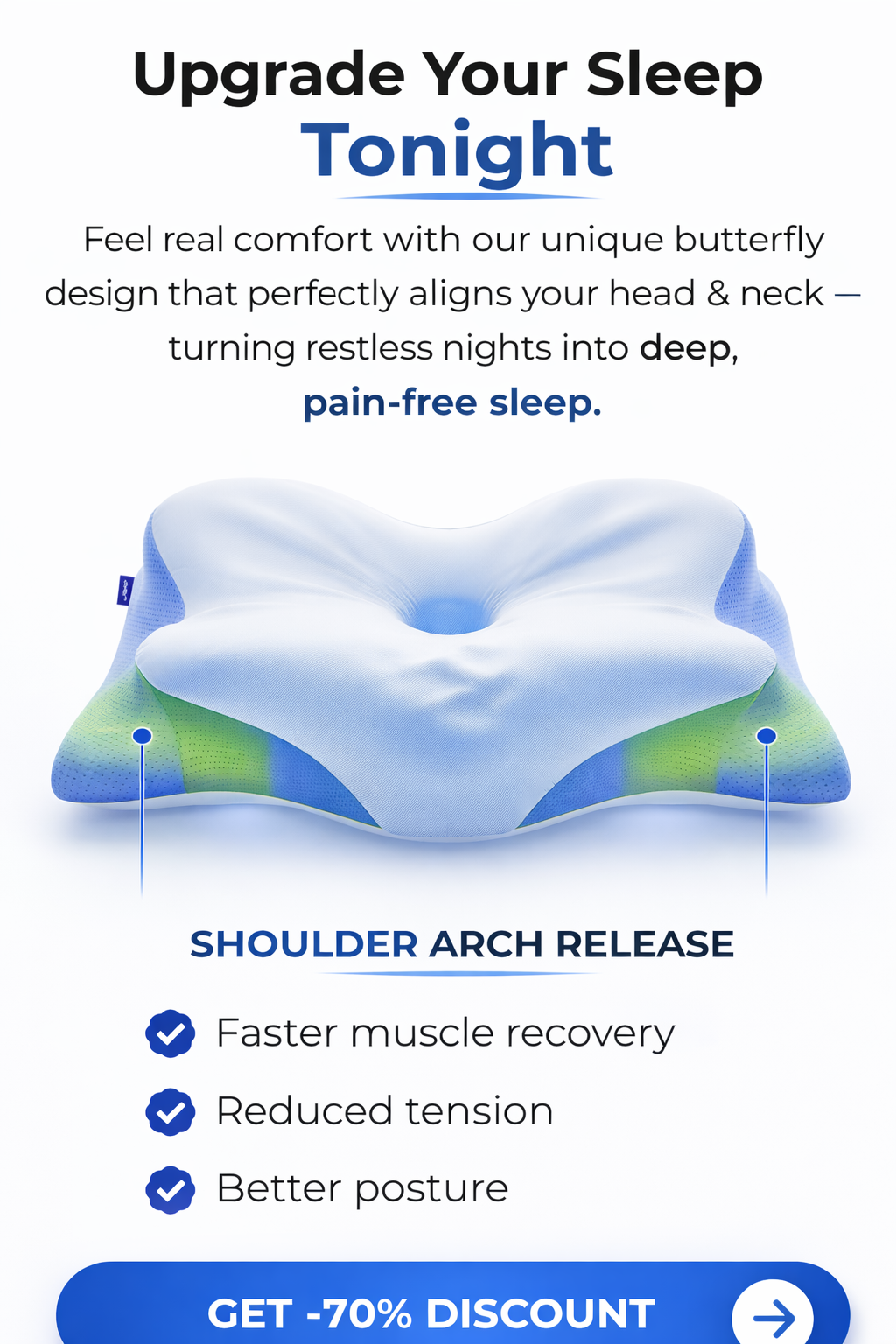 Spenix Cervical Neck Pillow | Contour Memory Foam Pillow