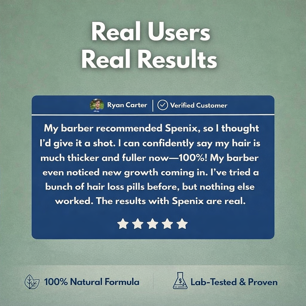 Spenix Reverse Hair Growth Serum – Thicker, Fuller Hair