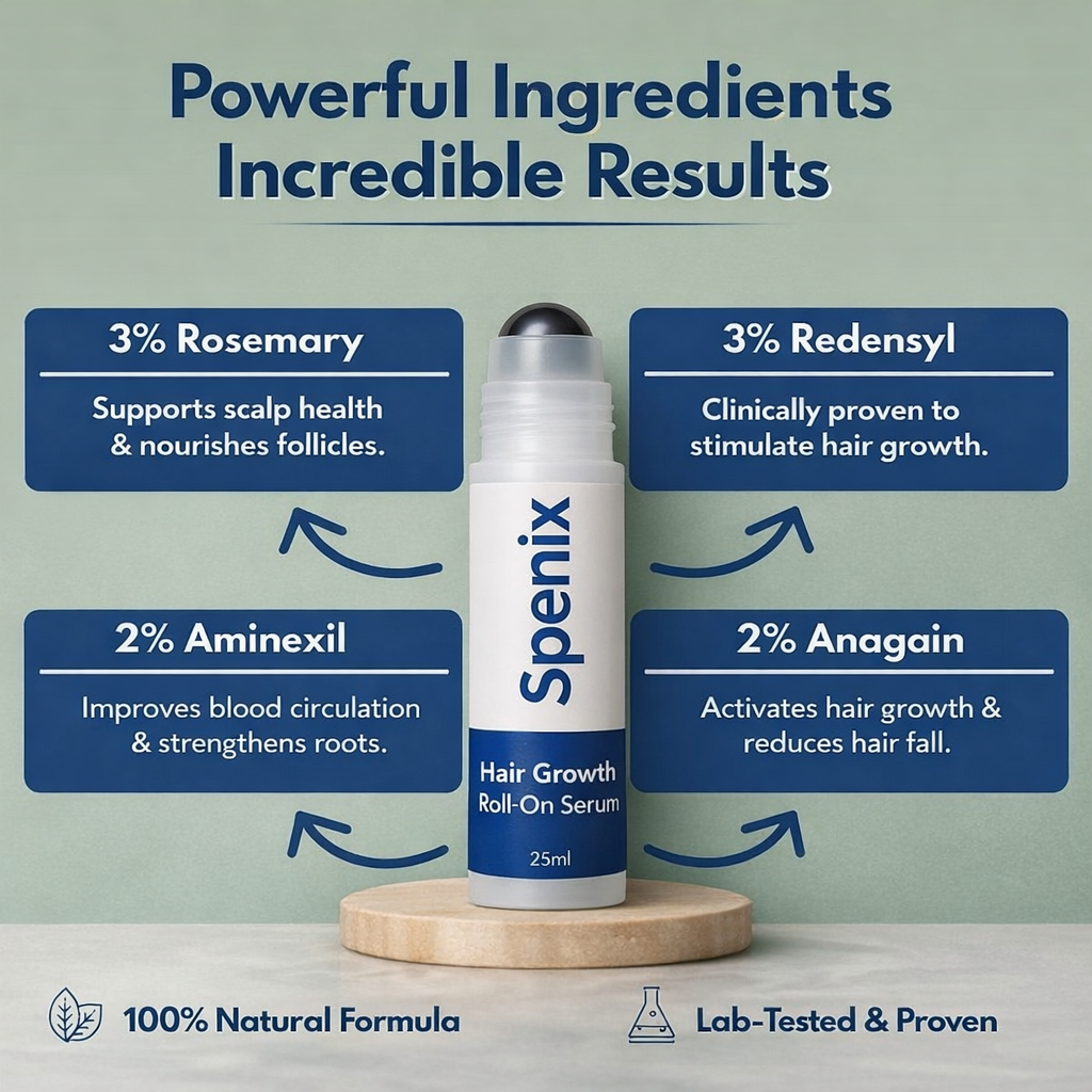 Spenix Reverse Hair Growth Serum – Thicker, Fuller Hair