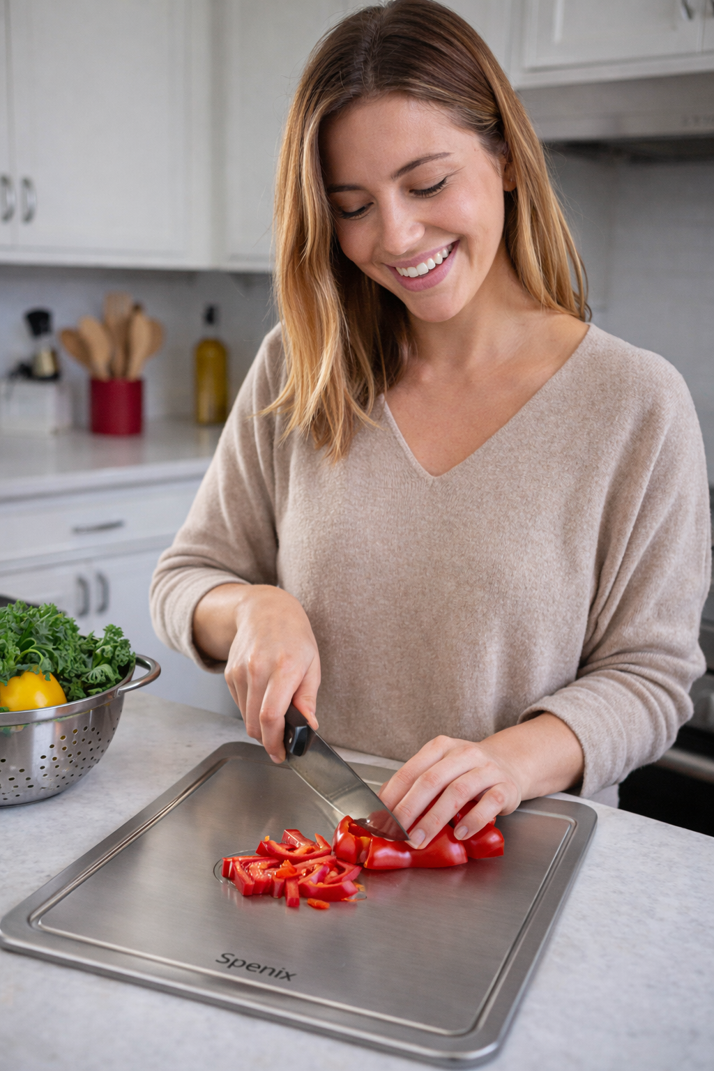 Spenix Titanium Cutting Board – Hygienic, Durable & Knife-Safe