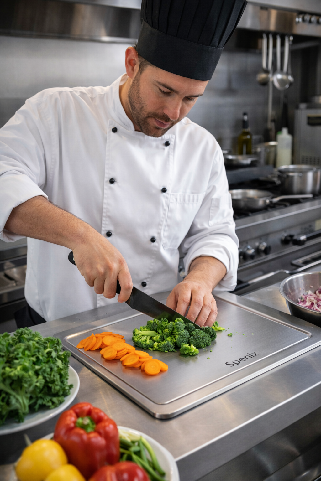 Spenix Titanium Cutting Board – Hygienic, Durable & Knife-Safe