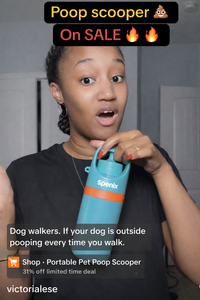 Spenix Dog Pooper Scooper – Hands-Free Cleaner with Bags