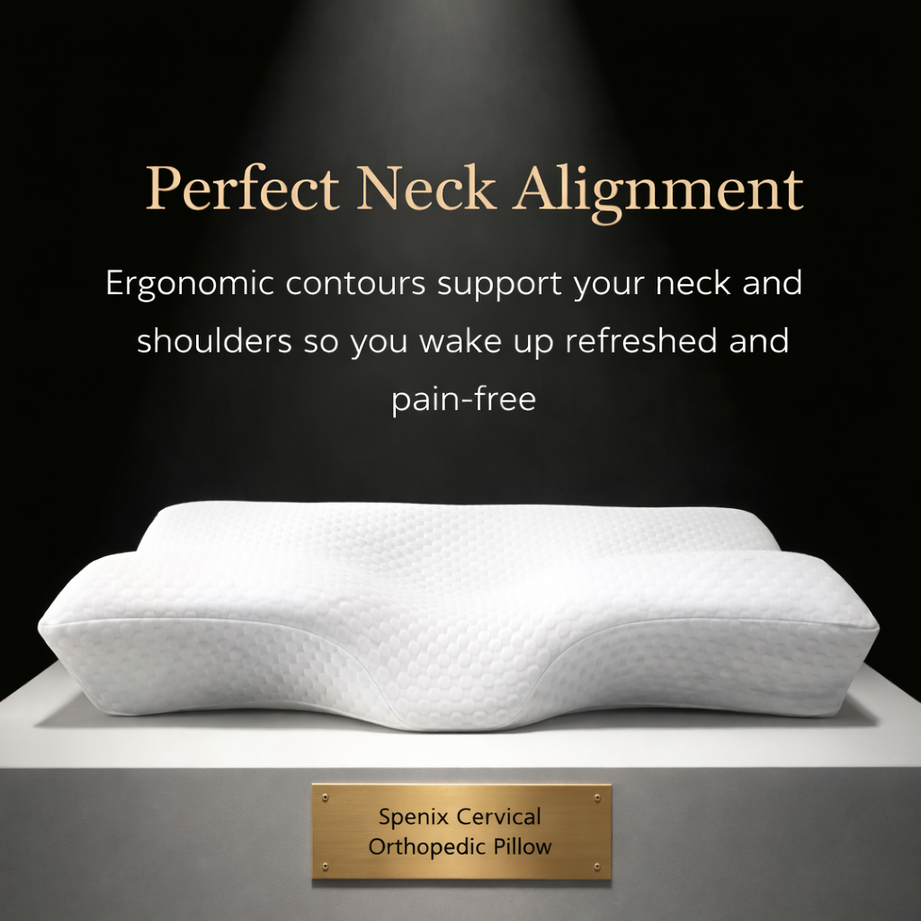 Spenix Cervical Neck Pillow | Contour Memory Foam Pillow