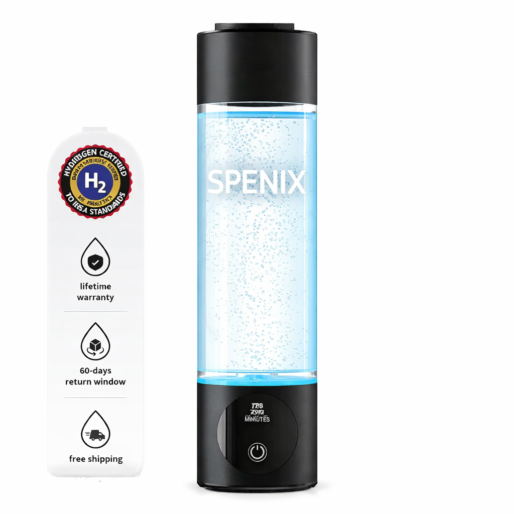 Spenix Hydrogen Water Bottle – Boost Energy & Hydration Fast