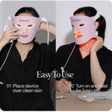 Spenix Wrinkle Retreat Pro LED Face Mask | Red Light Therapy