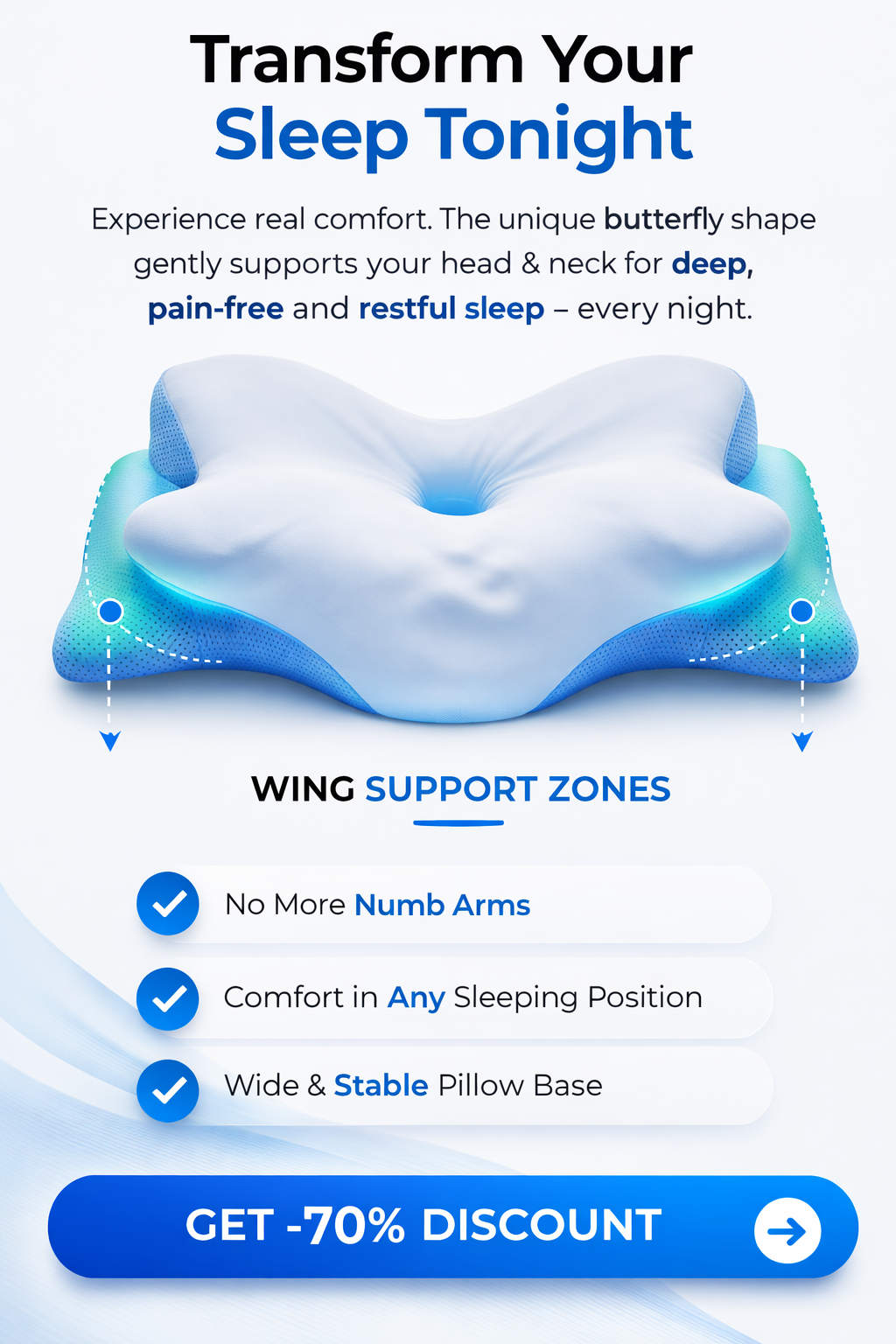 Spenix Cervical Neck Pillow | Contour Memory Foam Pillow