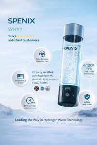 Spenix Hydrogen Water Bottle – Boost Energy & Hydration Fast