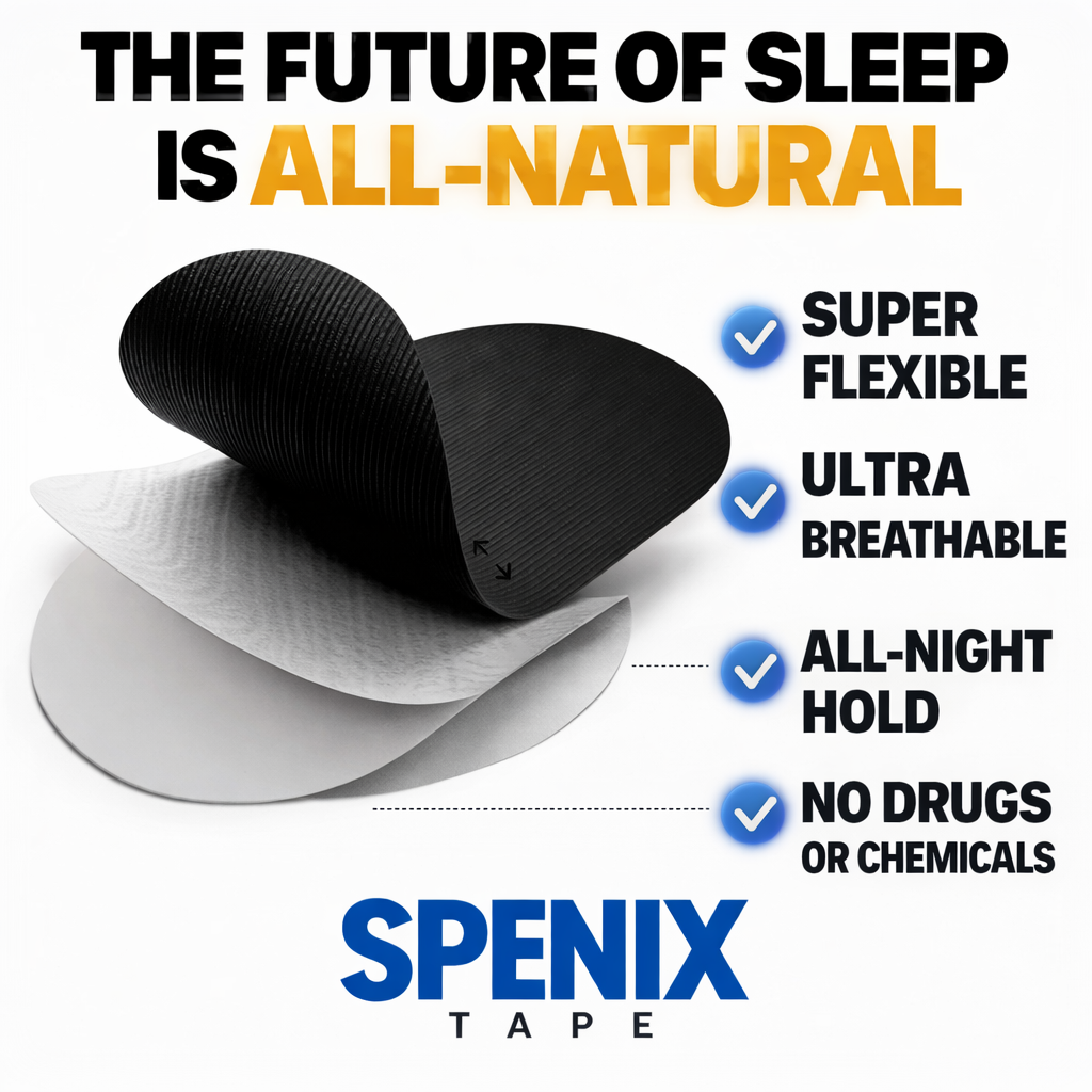 Spenix Mouth Tape – No Snoring, Deep Sleep, Better Breathing