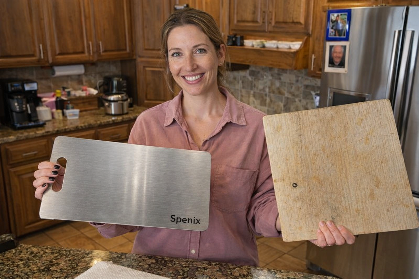 Spenix Titanium Cutting Board – Hygienic, Durable & Knife-Safe