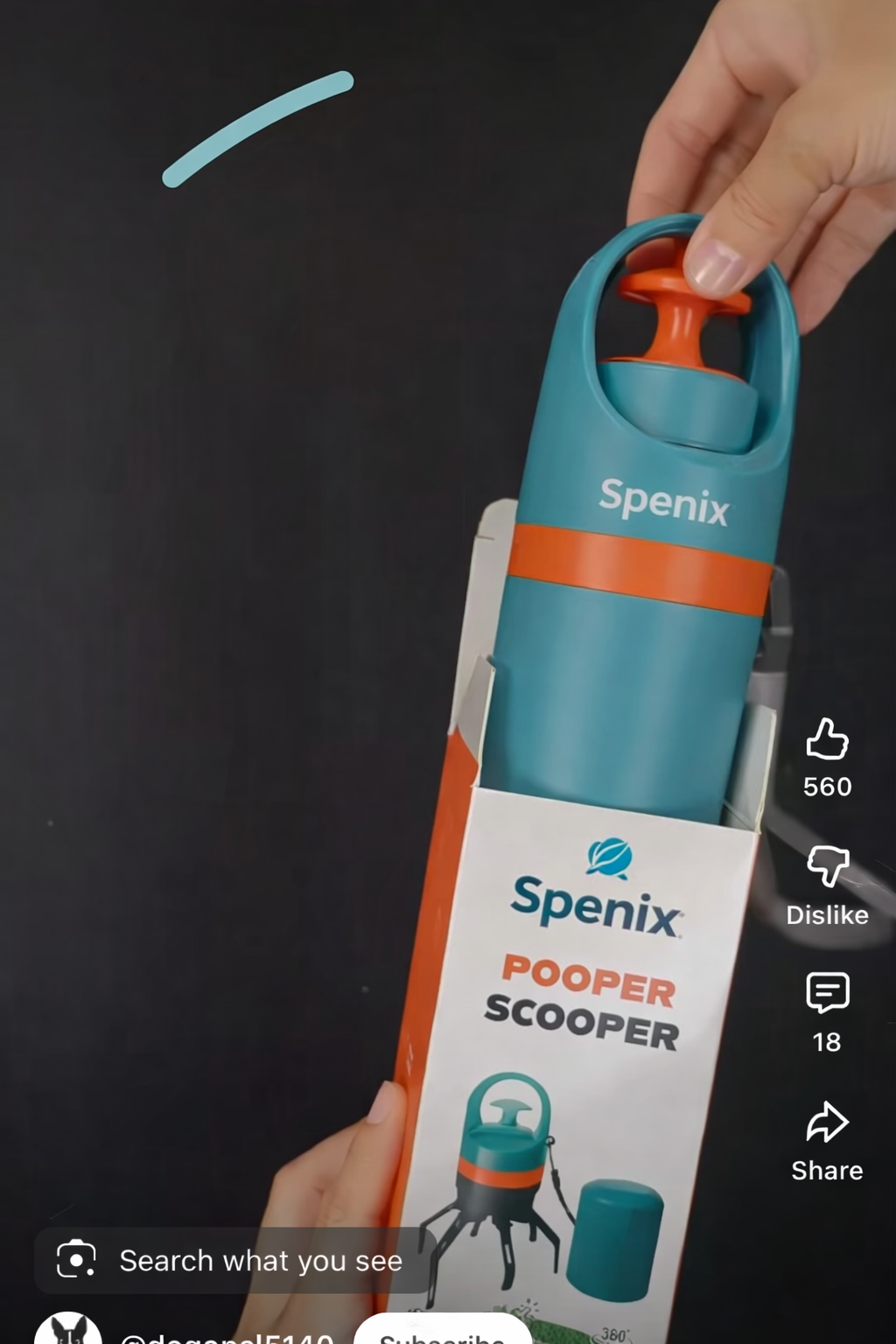 Spenix Dog Pooper Scooper – Hands-Free Cleaner with Bags