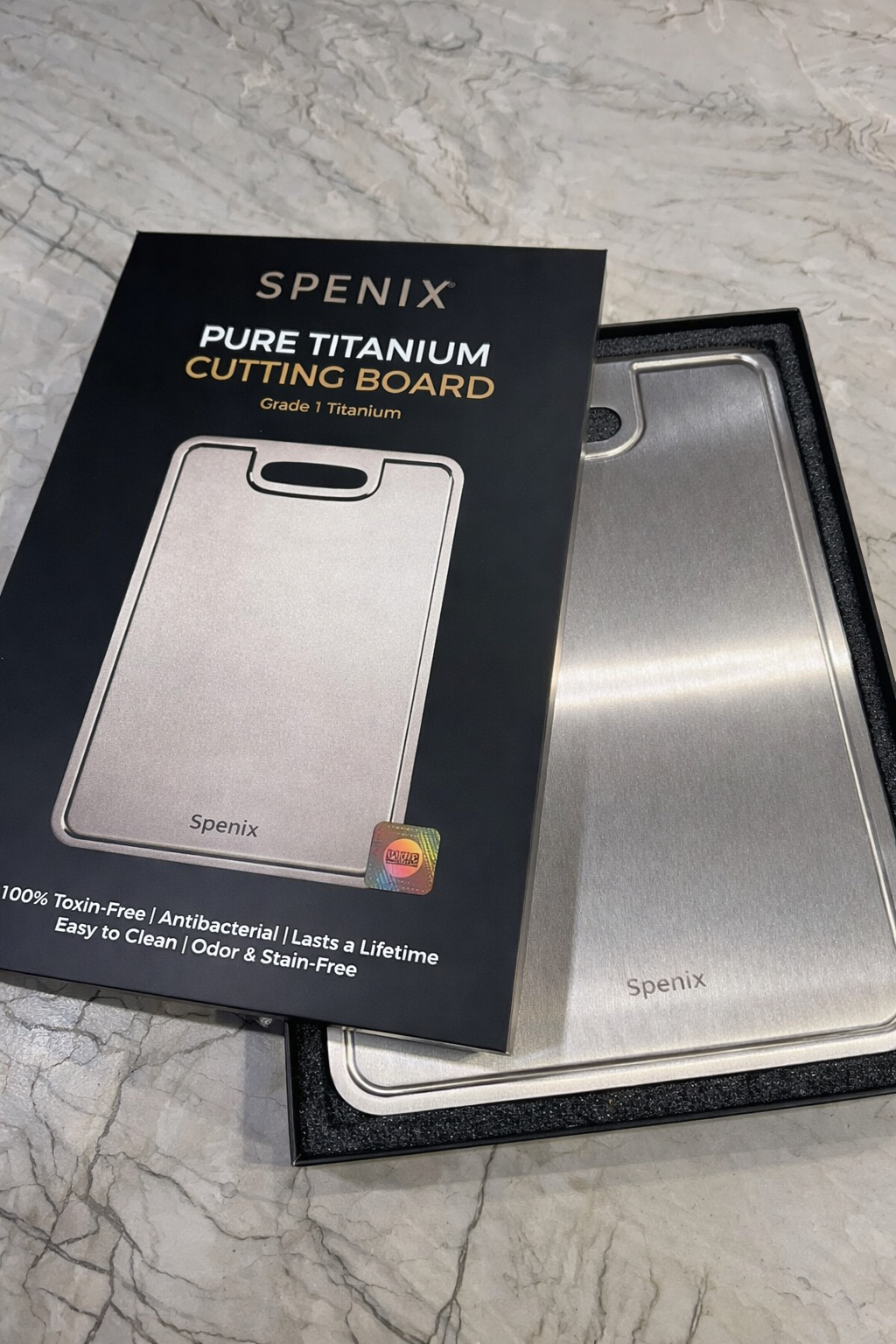 Spenix Titanium Cutting Board – Hygienic, Durable & Knife-Safe